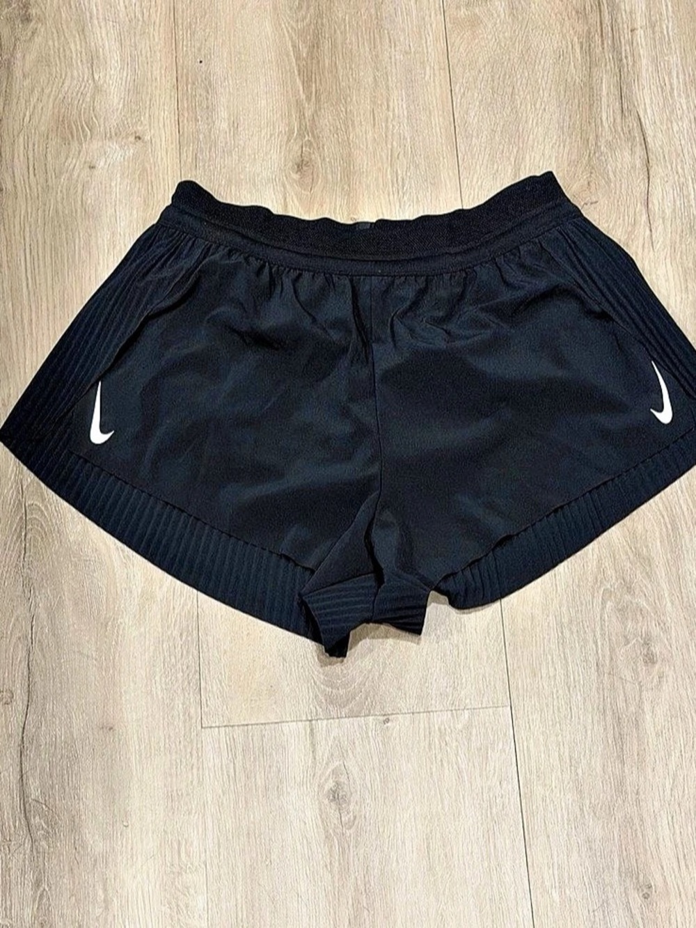 Nike AeroSwift Dri-FIT ADV Mid-Rise Brief-Lined 3" Running Shorts 3" Black